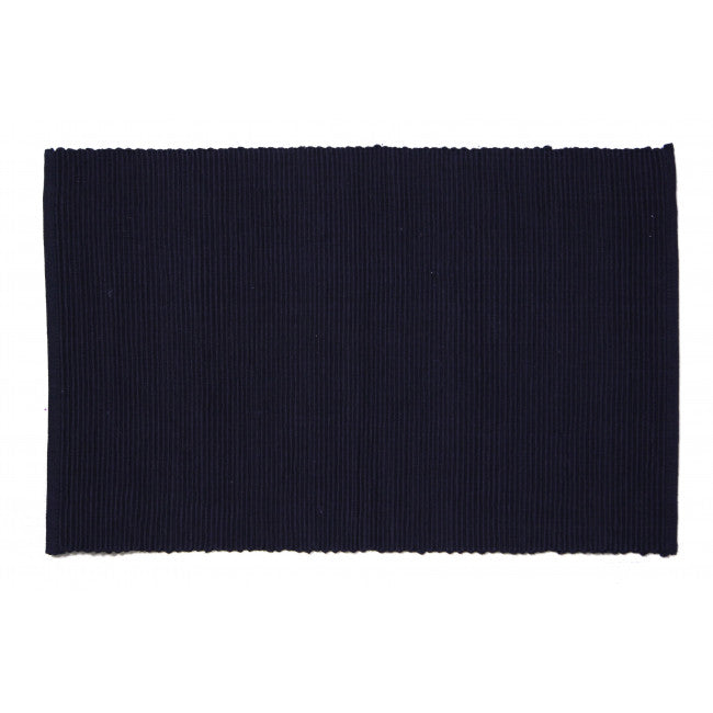 BLACK RIBBED PLACEMAT