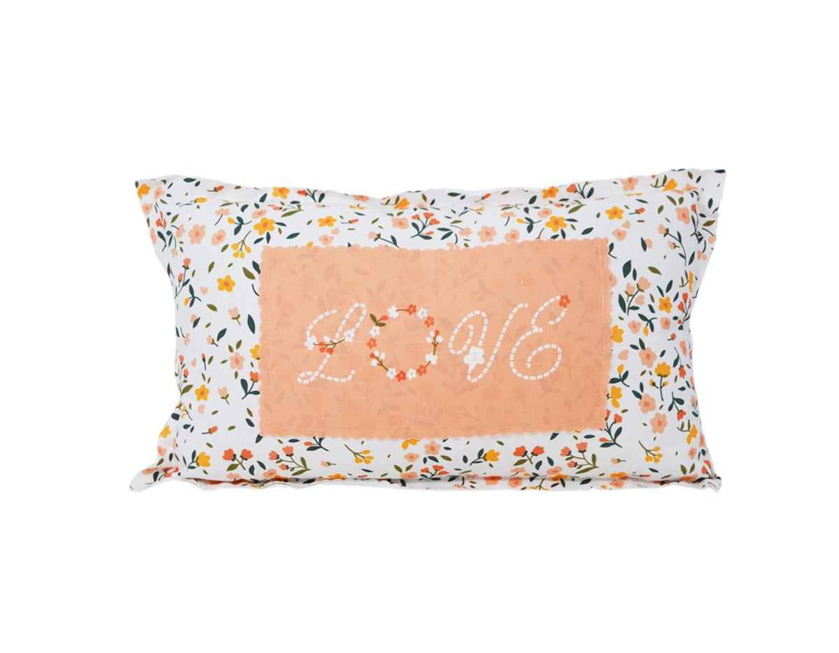 FLORAL CUSHION WITH LOVE