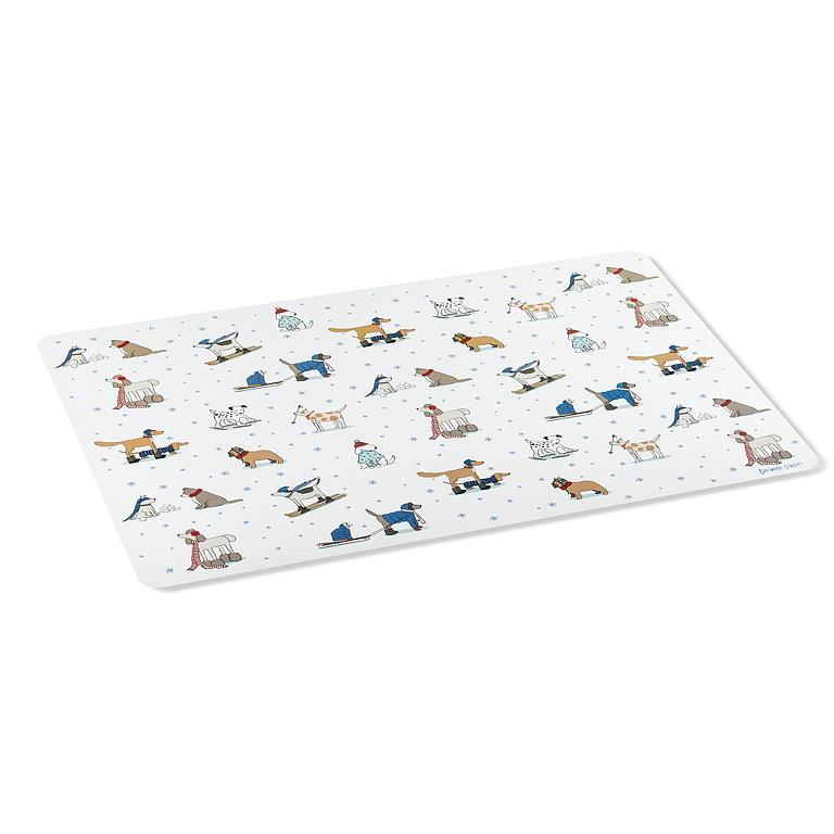WINTER SPORTS DOGS PLACEMAT