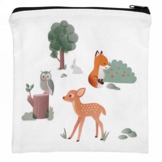 FOREST ANIMALS REUSABLE SANDWICH BAG