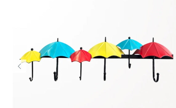 UMBRELLA FRIENDS METAL WALL HOOK
