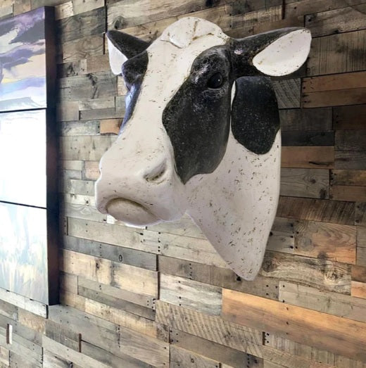 COW HEAD WALL DECOR