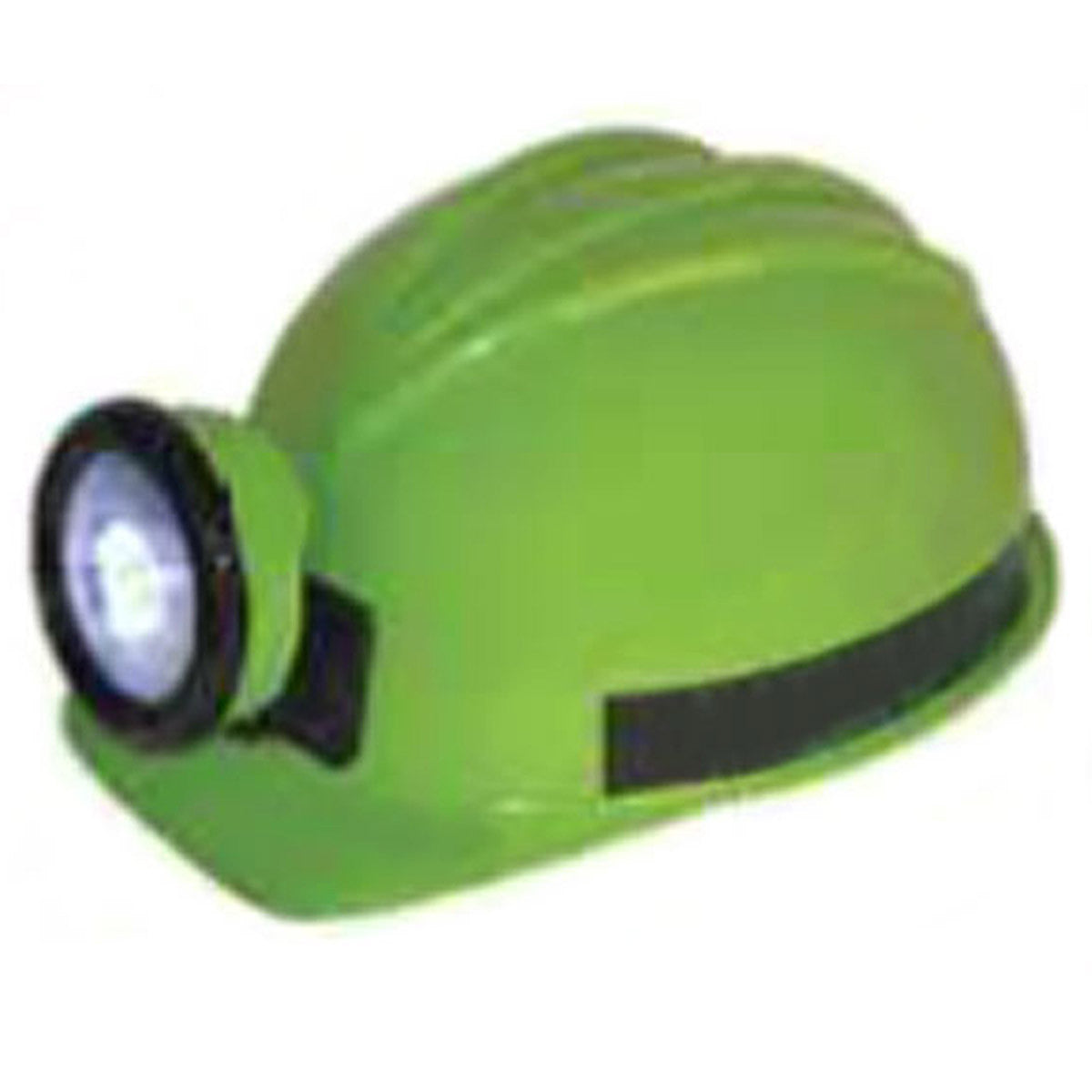 MINER HELMET  - LIME GREEN