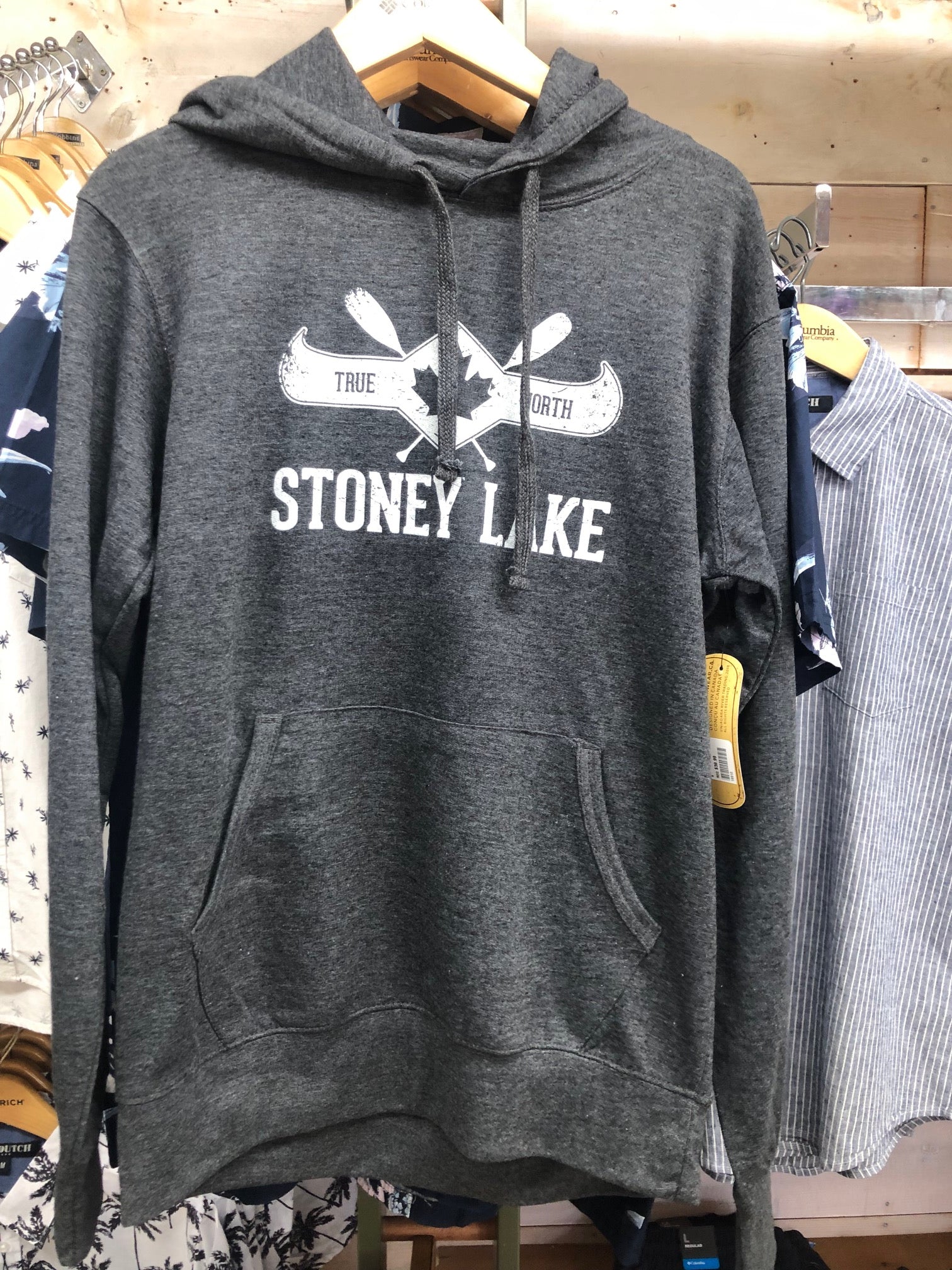 TRUE NORTH ADULT STONEY LAKE FRENCH TERRY HOODIE GREY