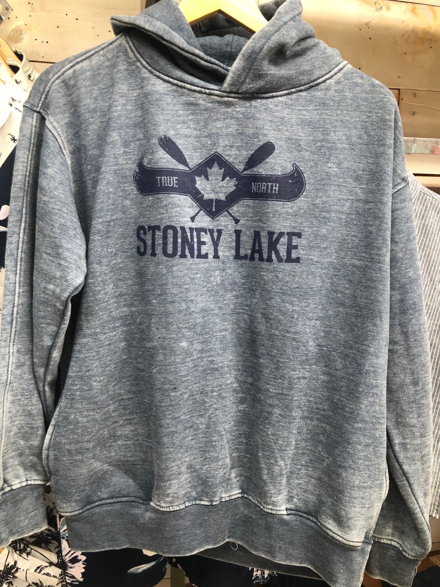 STONEY LAKE WASHED HOODIE NAVY