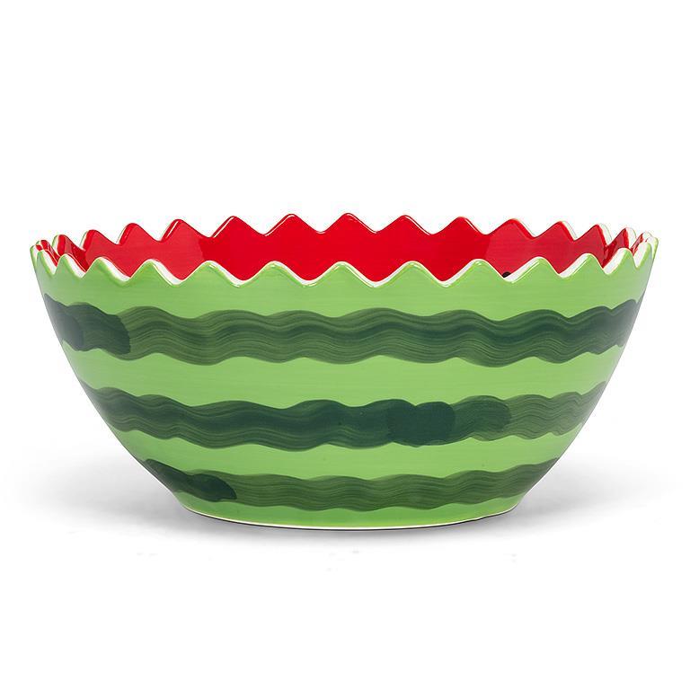 LARGE WATERMELON BOWL 8"D