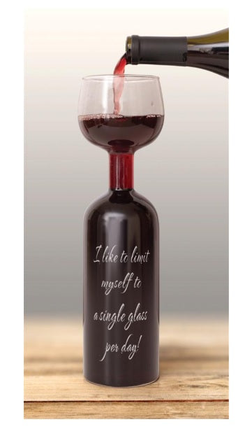 750ML WINE BOTTLE GLASS - Lockside Trading Company