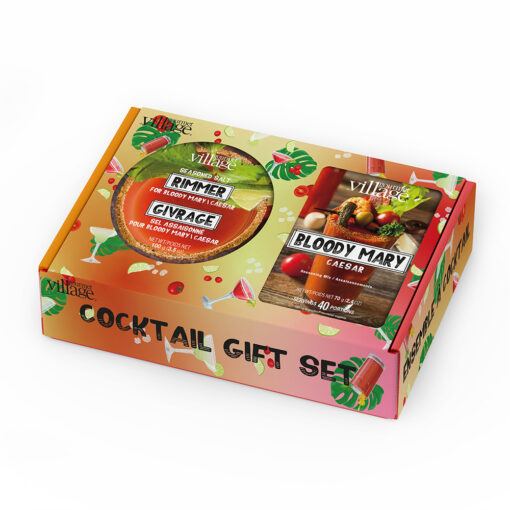 BLOODY MARY MIX GIFT SET - DRINK MIX & RIMMER