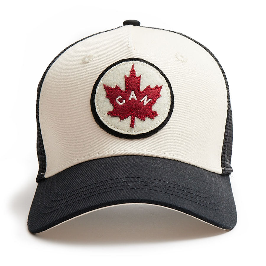 CANADA MESH BACK CAP (TRUCKER CAP) BLACK