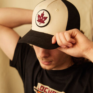 CANADA MESH BACK CAP (TRUCKER CAP) BLACK