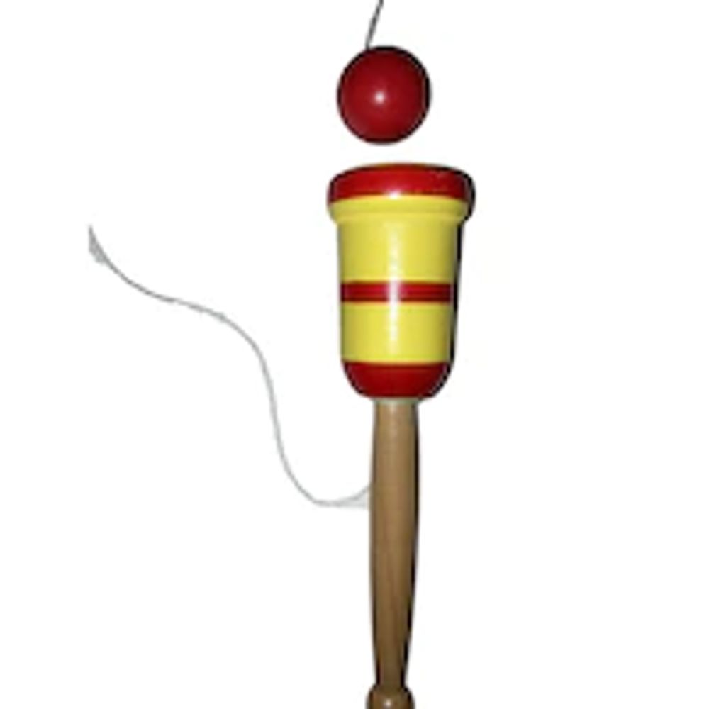 WOODEN CATCH BALL GAME