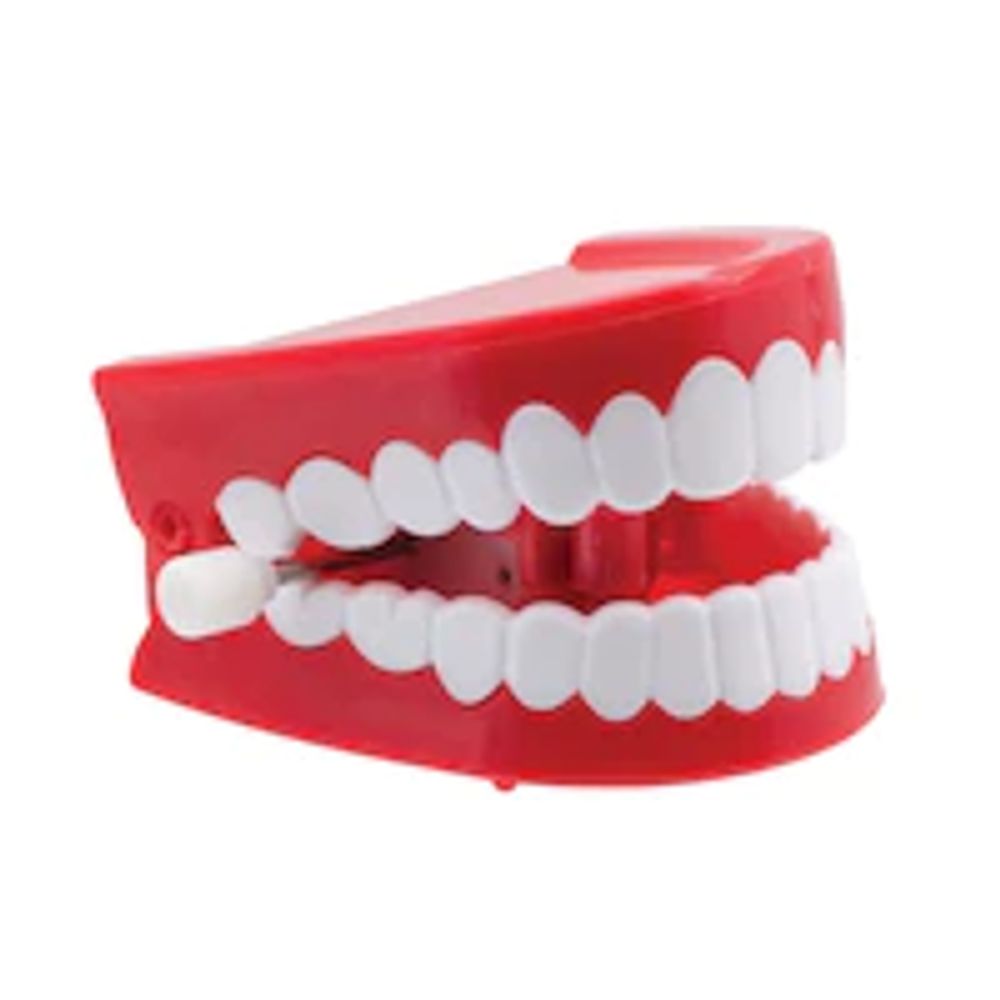 WIND UP CHATTERING TEETH TOY