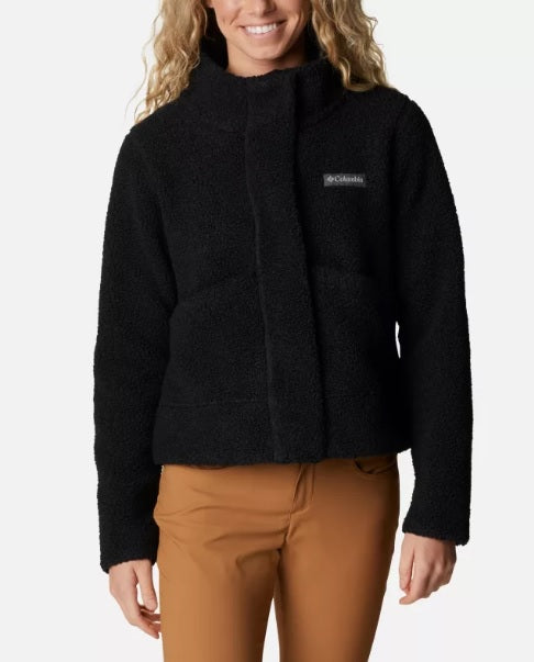 Women's fleece jacket online with inside pockets