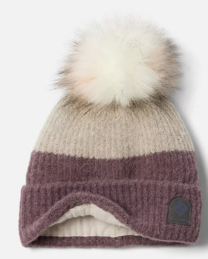 WINTER BLUR POM POM BEANIE