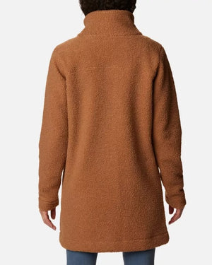 WOMEN'S PANORAMA LONG JACKET - CAMEL BROWN