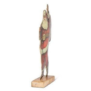 SMALL STANDING VINTAGE SANTA  11.5"H