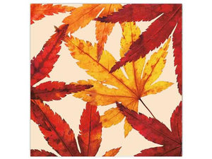 20 PACK LUNCHEON 3 PLY NAPKIN (FIERY LEAVES)
