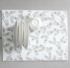 SLIM HOLLY PRINTED DRYING MAT