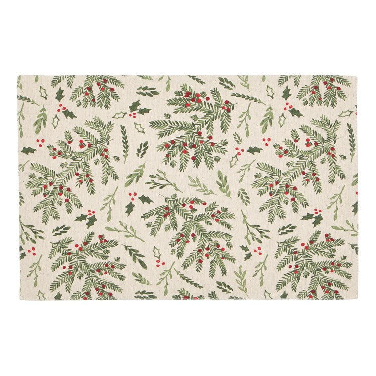 HOLLY PLACEMAT 13X19