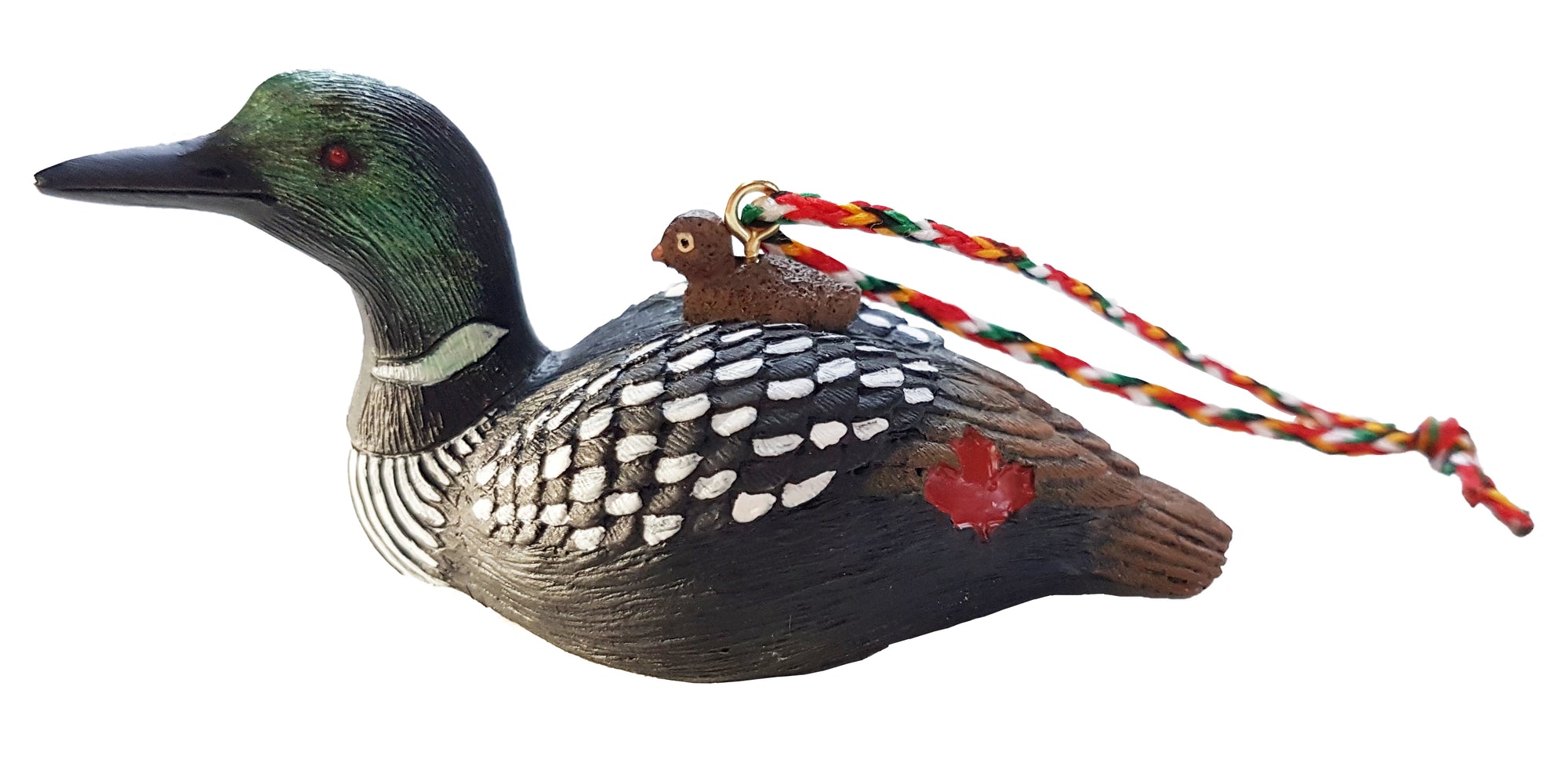 LOON & CHICK ORAMENT