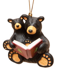 BEAR CHRISTMAS STORY ORNAMENT