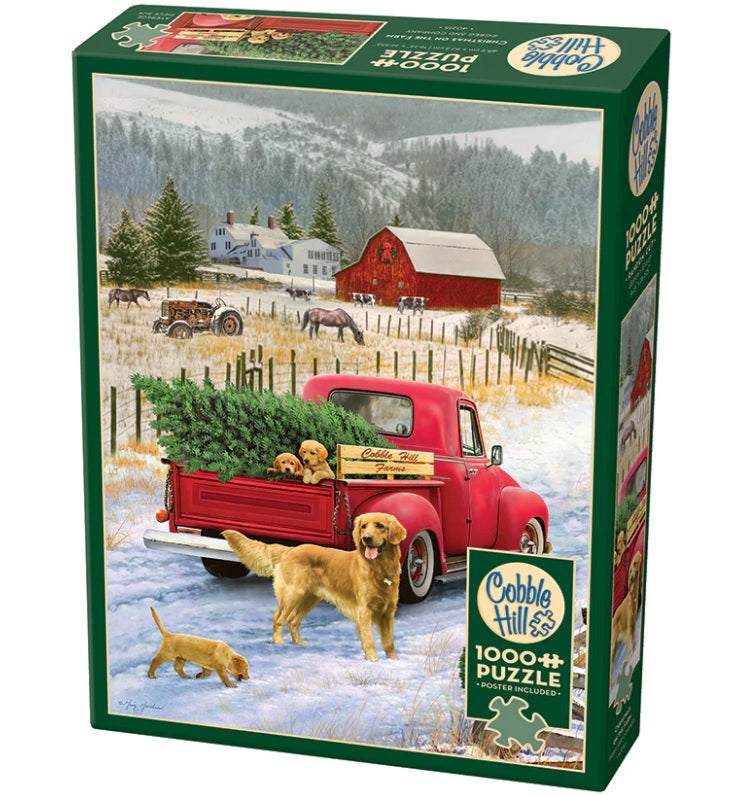 CHRISTMAS ON THE FARM (1000 PCS) PUZZLE
