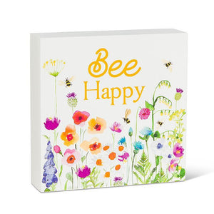"BEE HAPPY" GARDEN BLOCK