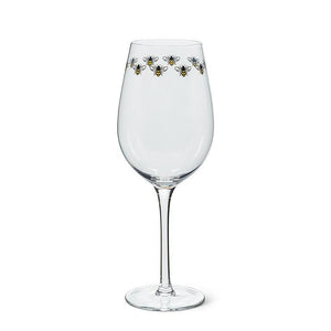 BEE RING WINE GLASS