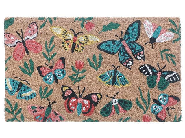 COIR DOOR MAT (GARDEN BUTTERFLIES)