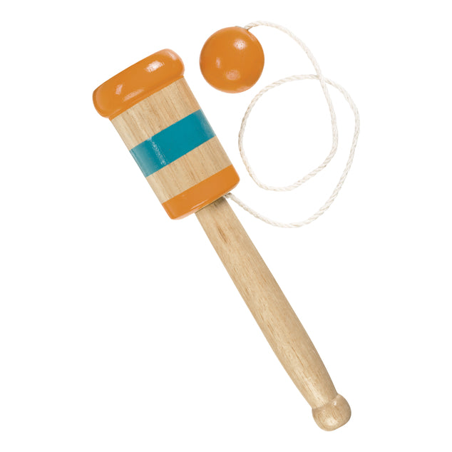 WOODEN CATCH BALL TOY