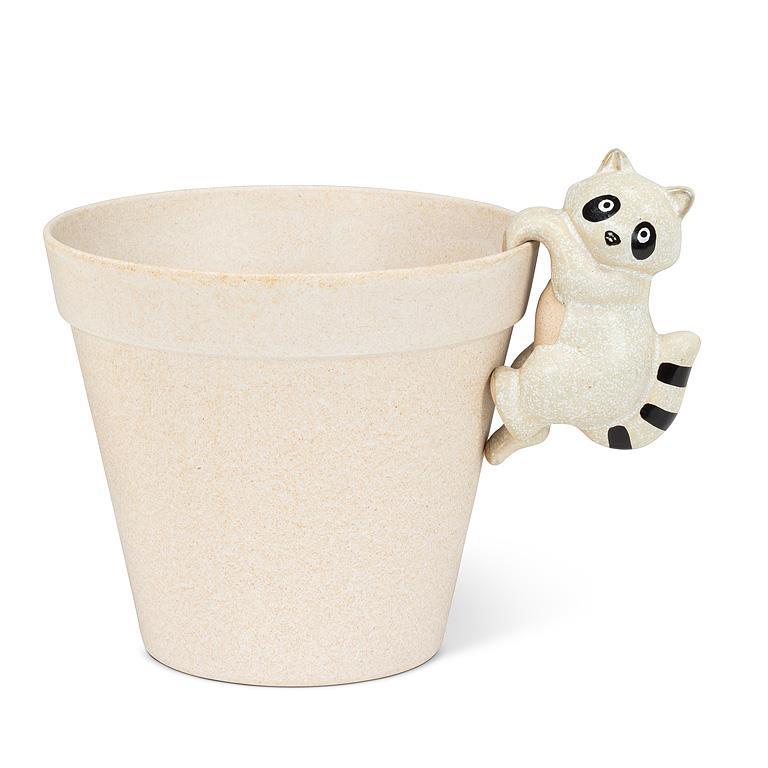 CLIMBING RACCOON POT HANGER
