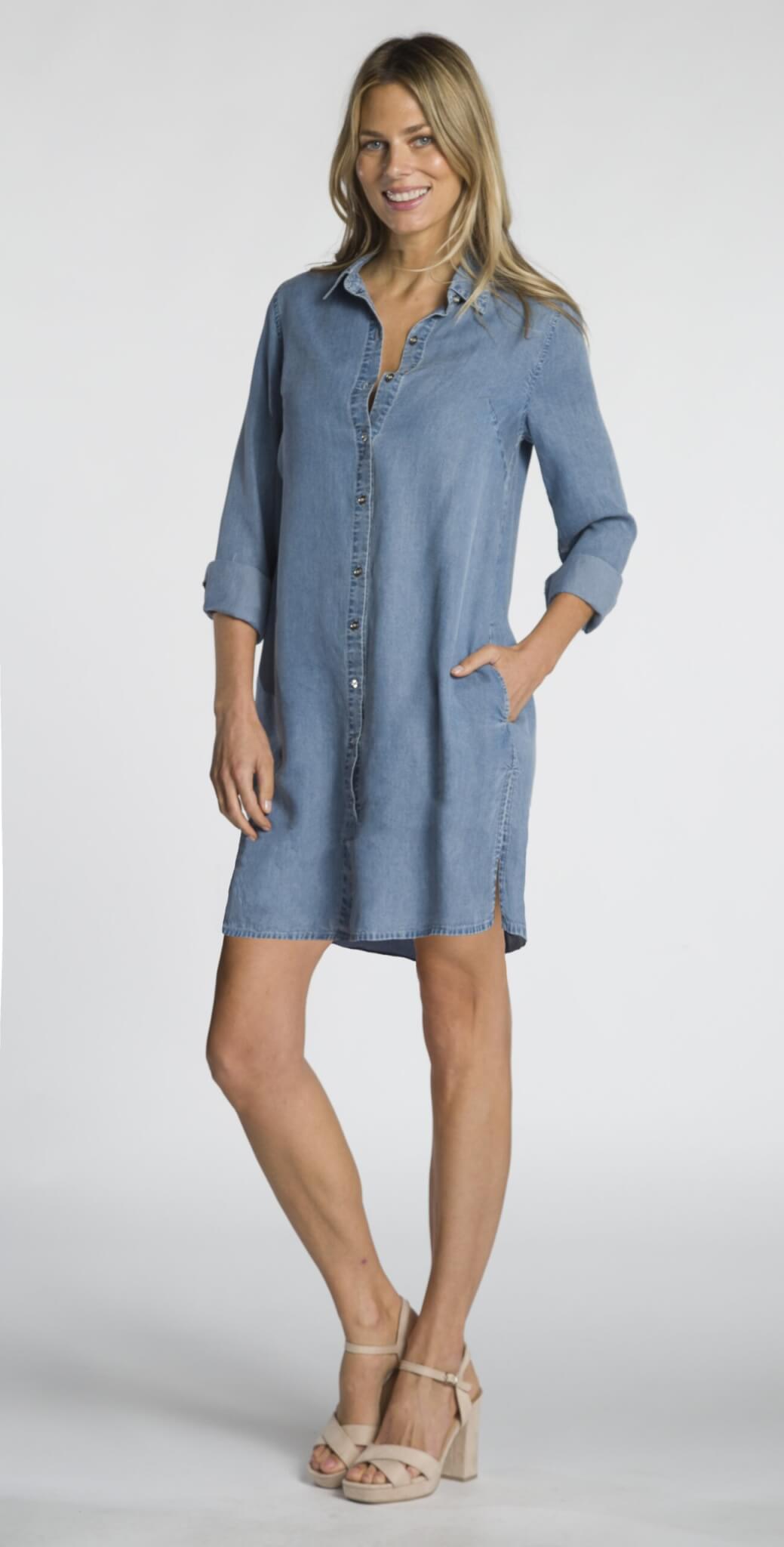 WOMEN'S BUTTON FRONT DRESS