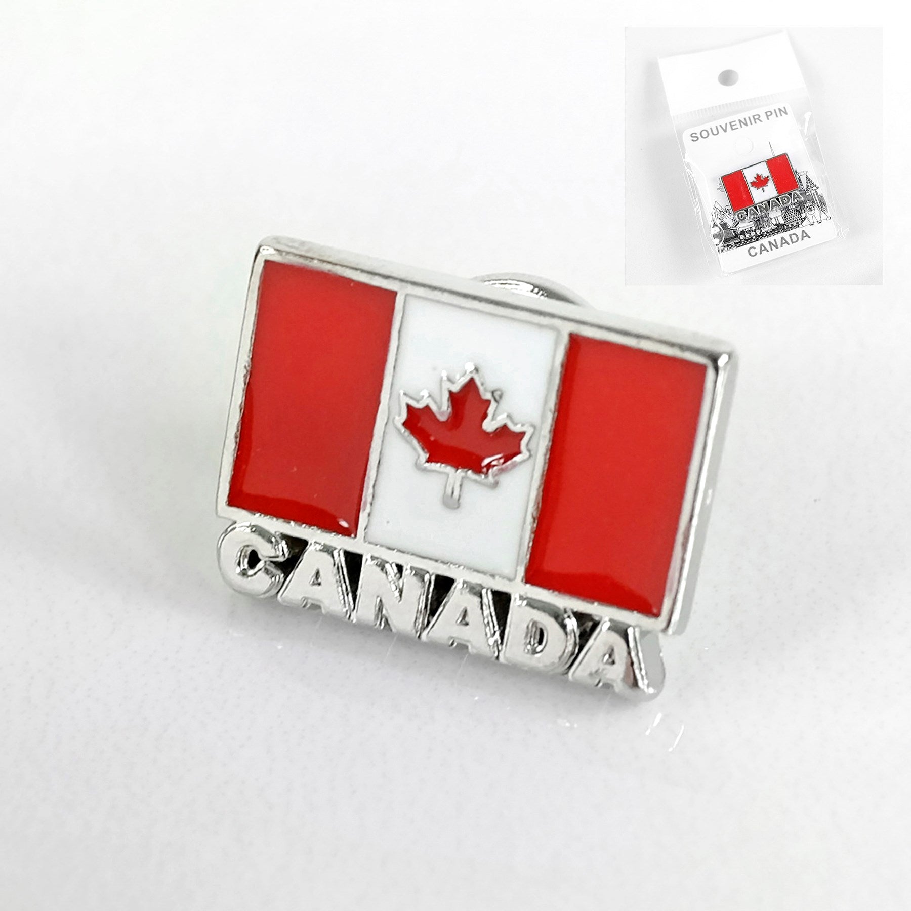 CANADA LAPEL PIN SILVER
