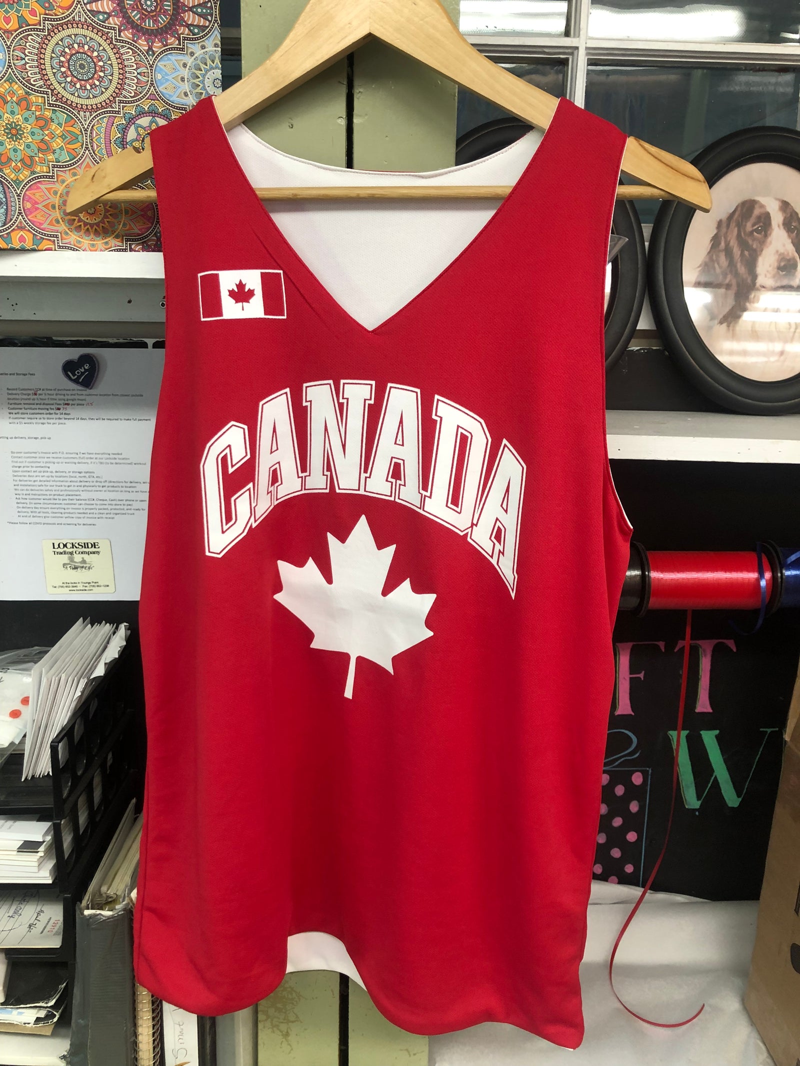 CANADA REVERSIBLE BASKETBALL JERSEY