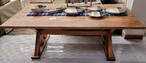 RUFFSAWN SOLID TOP TABLE 42X48