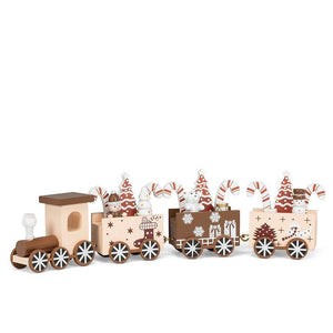 LARGE TRAIN SET WITH TOYS & CANDY