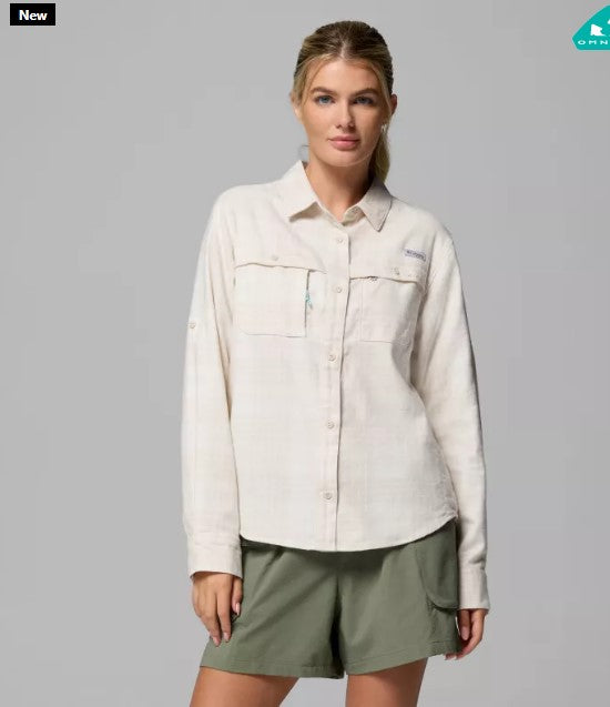 WOMEN'S FLANNEL SHIRT DARK STONE TARTAN