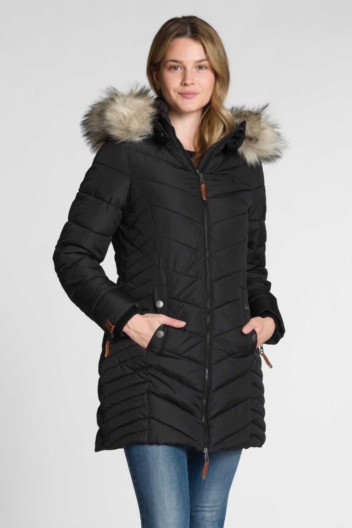 WOMEN'S HOODED WINTER COAT