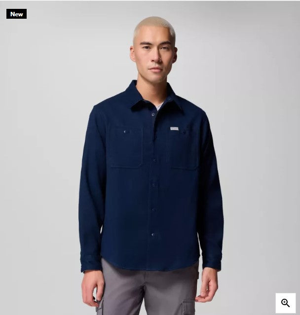 MEN'S HEAVYWEIGHT FLANNEL SHIRT - NAVY
