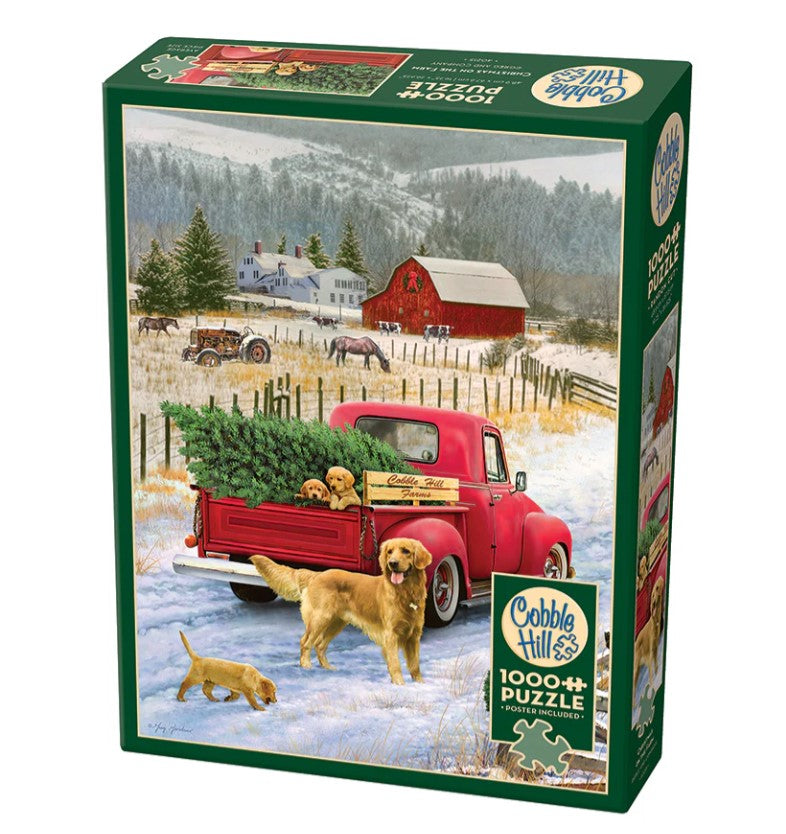 COUNTRY TRUCK IN WINTER (1000 PIECE) PUZZLE