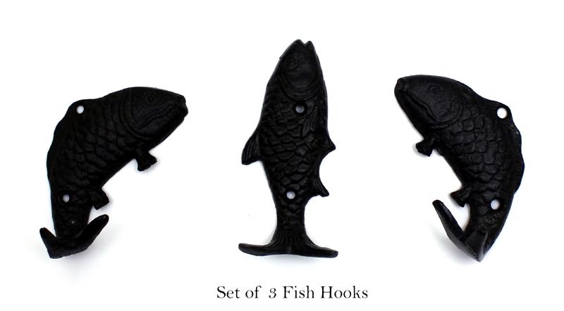 FISH HOOK CAST IRON