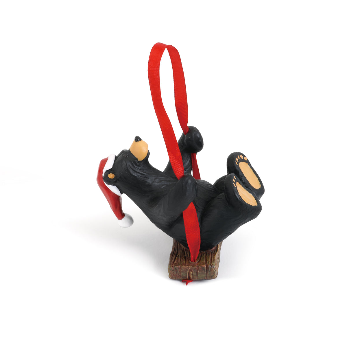 SANTA BEAR SWING ORNAMENT