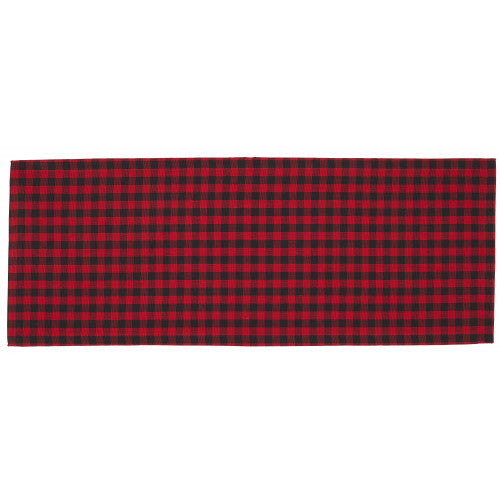APEX - BUFFALO RED PLAID TABLE RUNNER