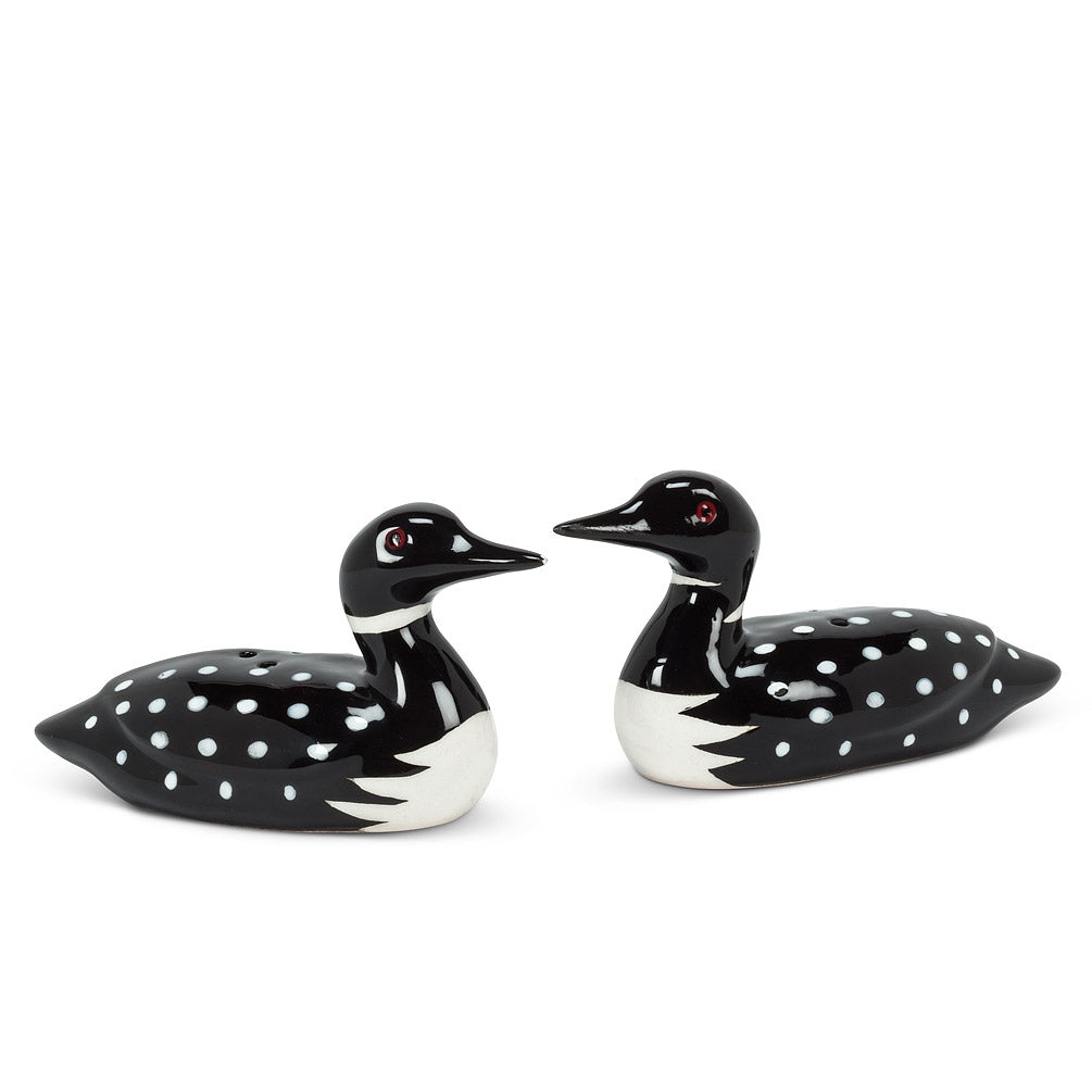 LOON SALT & PEPPER SHAKERS