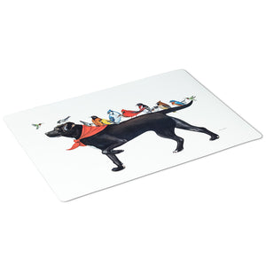 DOG AND BIRD PLACEMAT