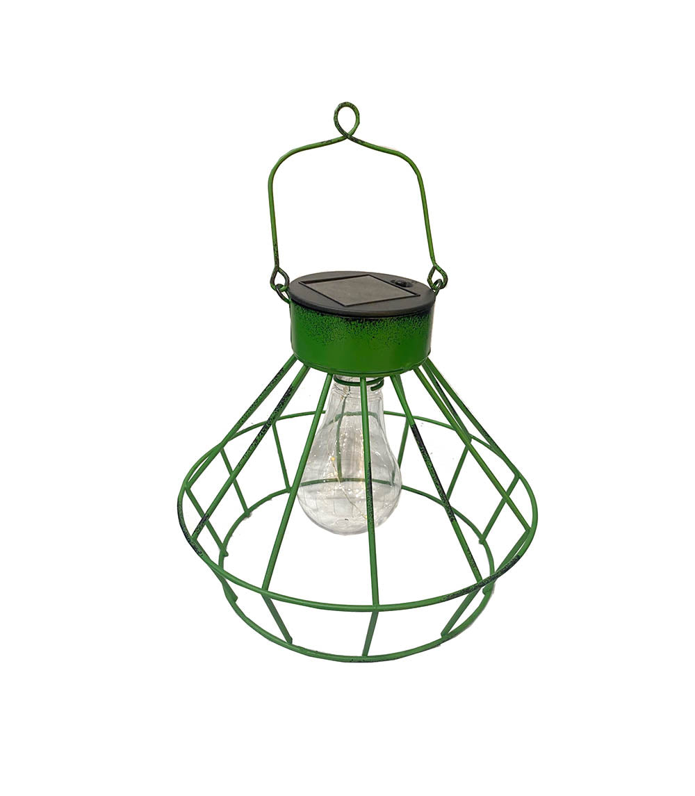 TRI W - GREEN METAL SOLAR LIGHT