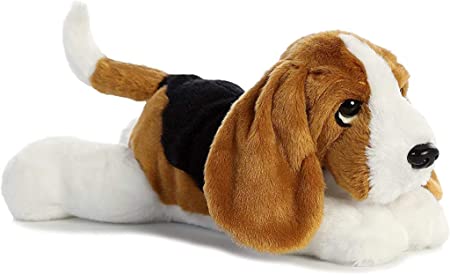 BASSETT HOUND PLUSH TOY 12"