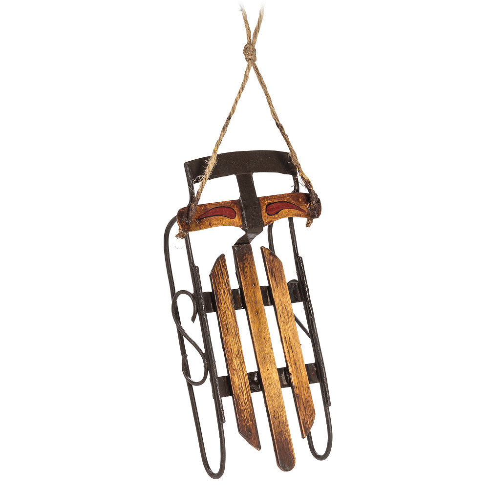 ABBOTT - OLD STYLE SLED ORNAMENT
