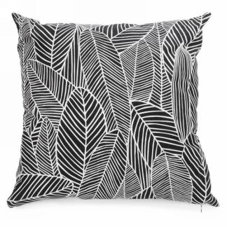 BLACK & WHITE FOLIAGE CUSHION