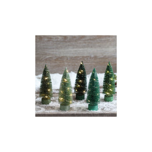 LED BOTTLE BRUSH GLITTER TREE